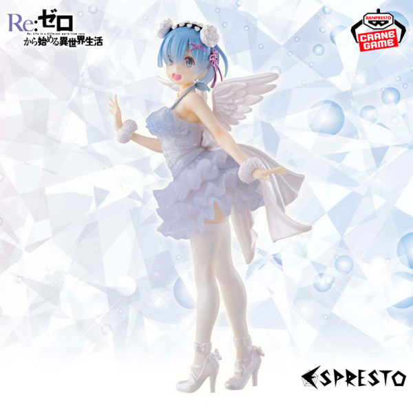 Rem Ángel Re:Zero "Espresto Clear & Dressy" CraneGame