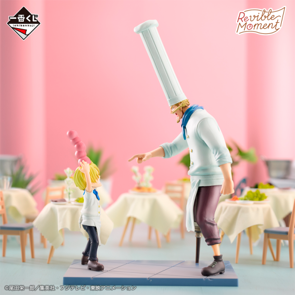 Sanji y Zeff Kuina One Piece Revible Moment "Road To Dawn" Ichiban Kuji D