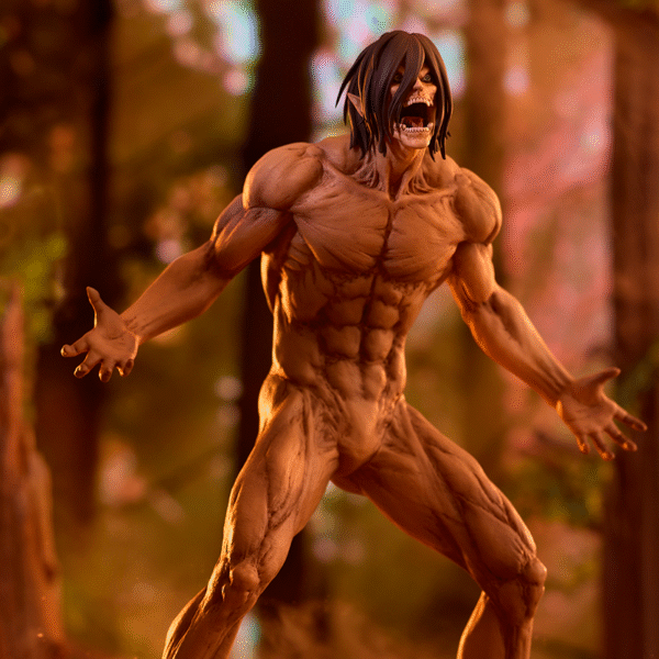 Eren Titán Shingeki no Kyojin “El mundo fuera de los muros” Ichiban Kuji LAST ONE