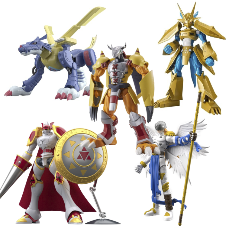 Pack de 5 Figure-rise Standard Digimon (ENCARGO)
