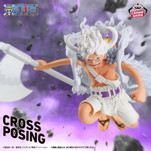 Monkey D. Luffy Gear 5 One Piece "Cross Posing" CraneGame